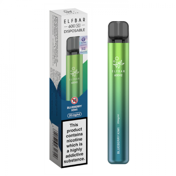 Elf Bar V2 Disposable Vape Pen - Blueberry Kiwi